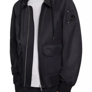 Alternative view of Moose Knuckles Oxley Bomber Jacket In Black
