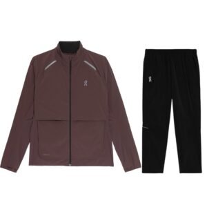 On Running Tracksuit Bordeaux/Black