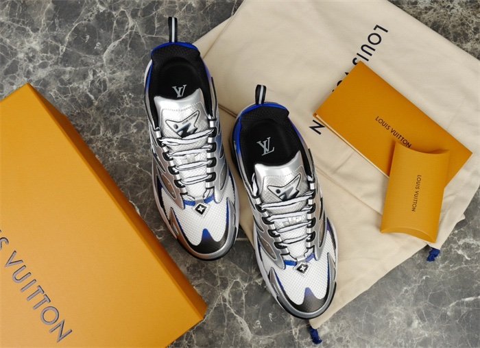 Louis Vuitton Runner Tatic Silver Blue - Afbeelding 5