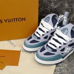 Alternative view of Louis Vuitton Skate Suede Blue White