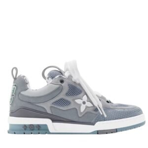 Louis Vuitton Skate Suede Grey White