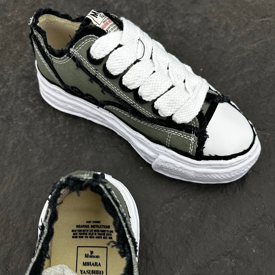 Maison Mihara Yasuhiro Peterson Vintage OG Sole Low Contrast Green - Afbeelding 7