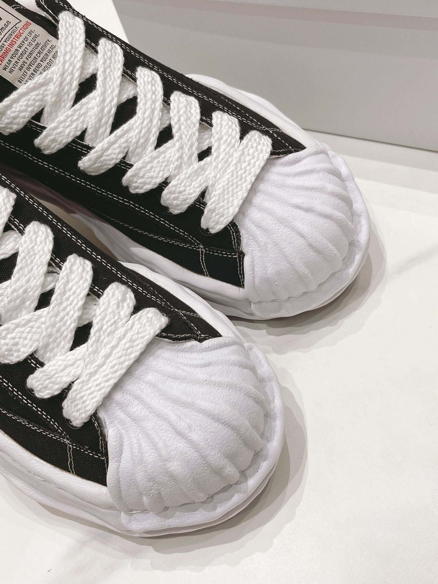 Maison Mihara Yasuhiro Blakey OG Sole Black/White - Afbeelding 3