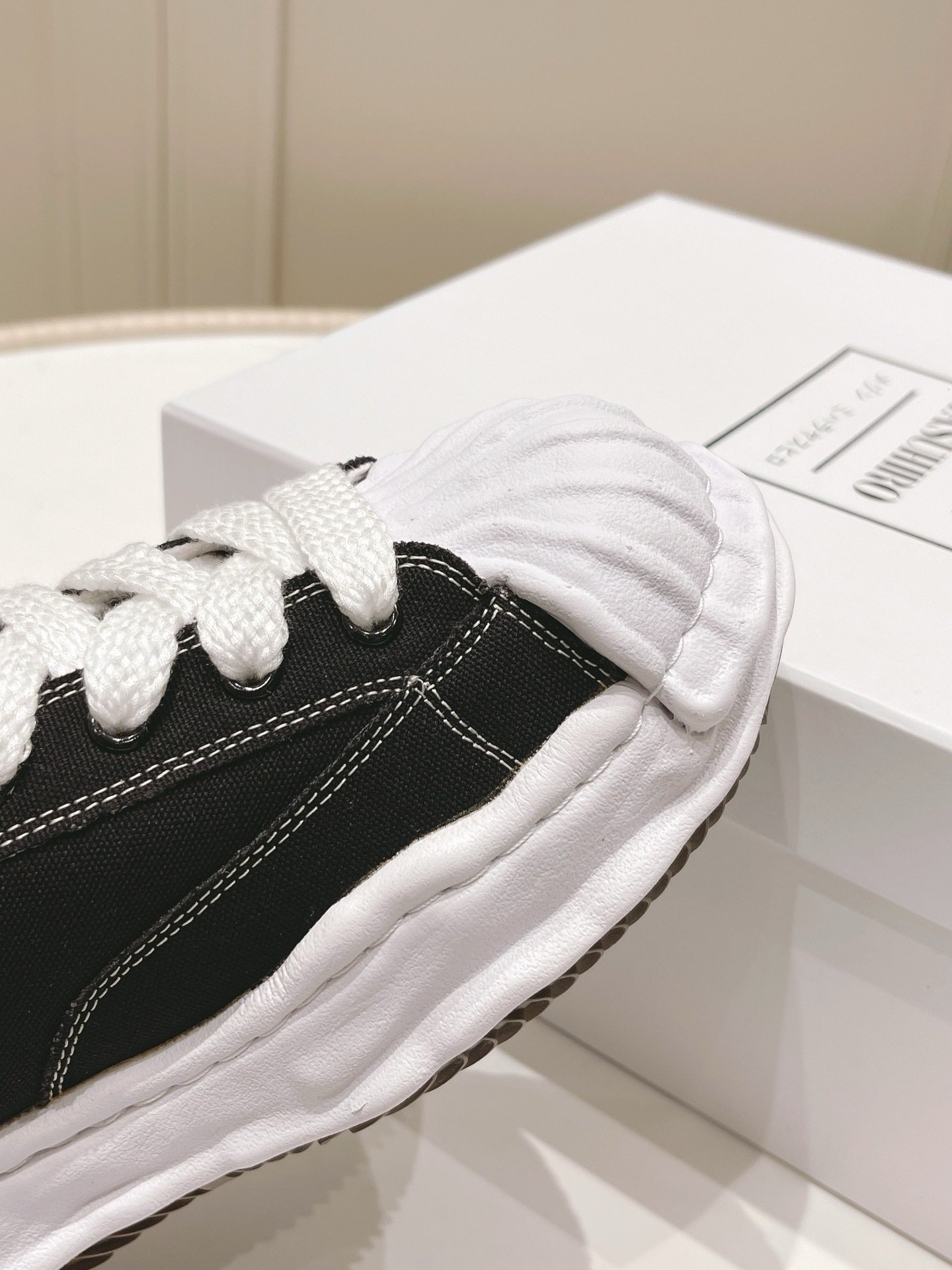 Maison Mihara Yasuhiro Blakey OG Sole Black/White - Afbeelding 7