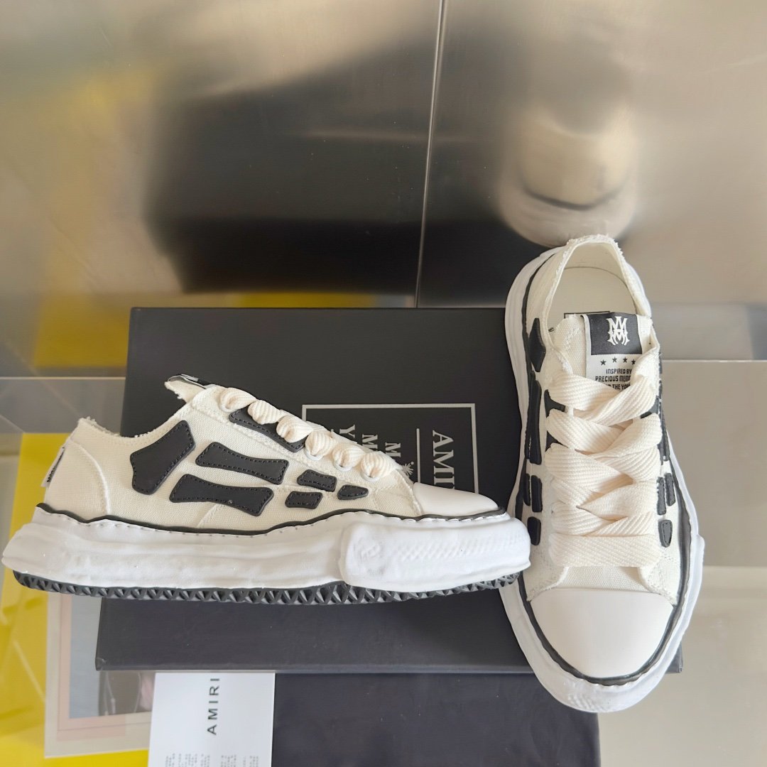 Amiri X Maison Mihara Yasuhiro Peterson OG Sole White - Afbeelding 2