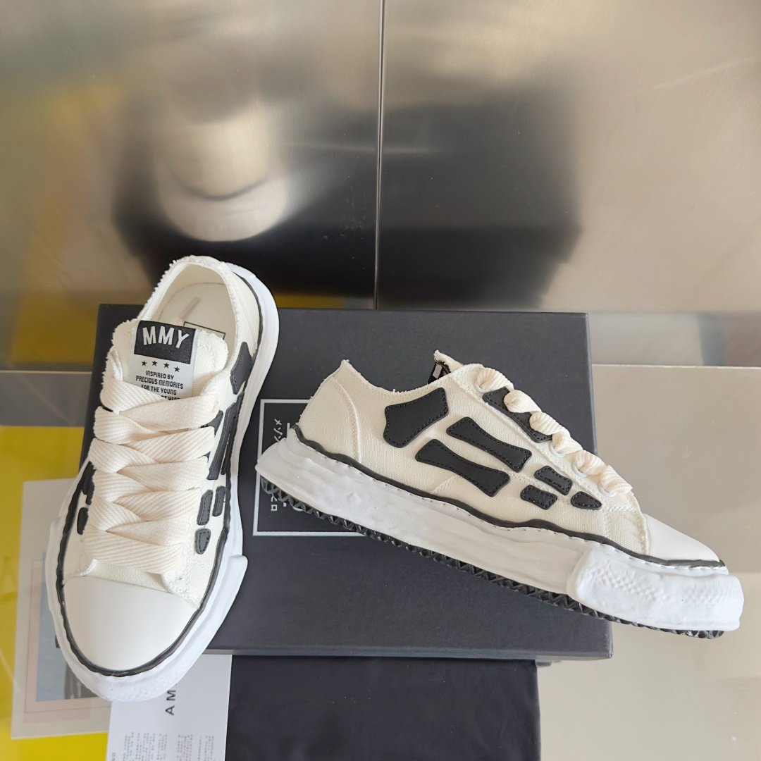 Amiri X Maison Mihara Yasuhiro Peterson OG Sole White - Afbeelding 3