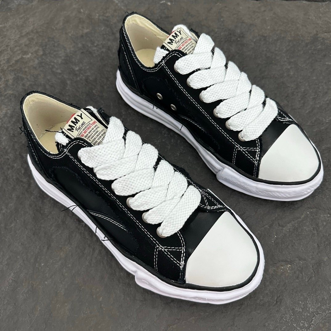 Maison Mihara Yasuhiro Peterson OG Sole Black Leather - Afbeelding 6