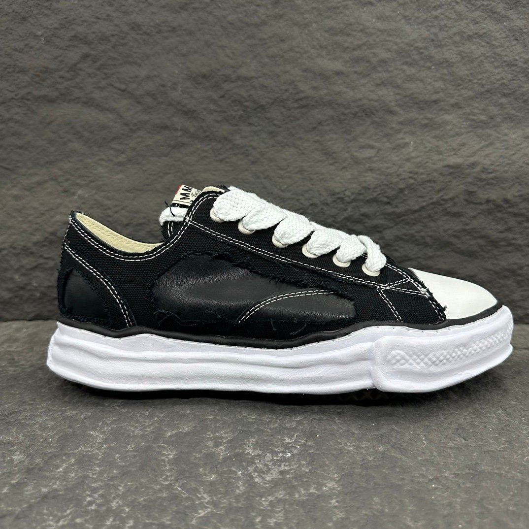 Maison Mihara Yasuhiro Peterson OG Sole Black Leather - Afbeelding 2