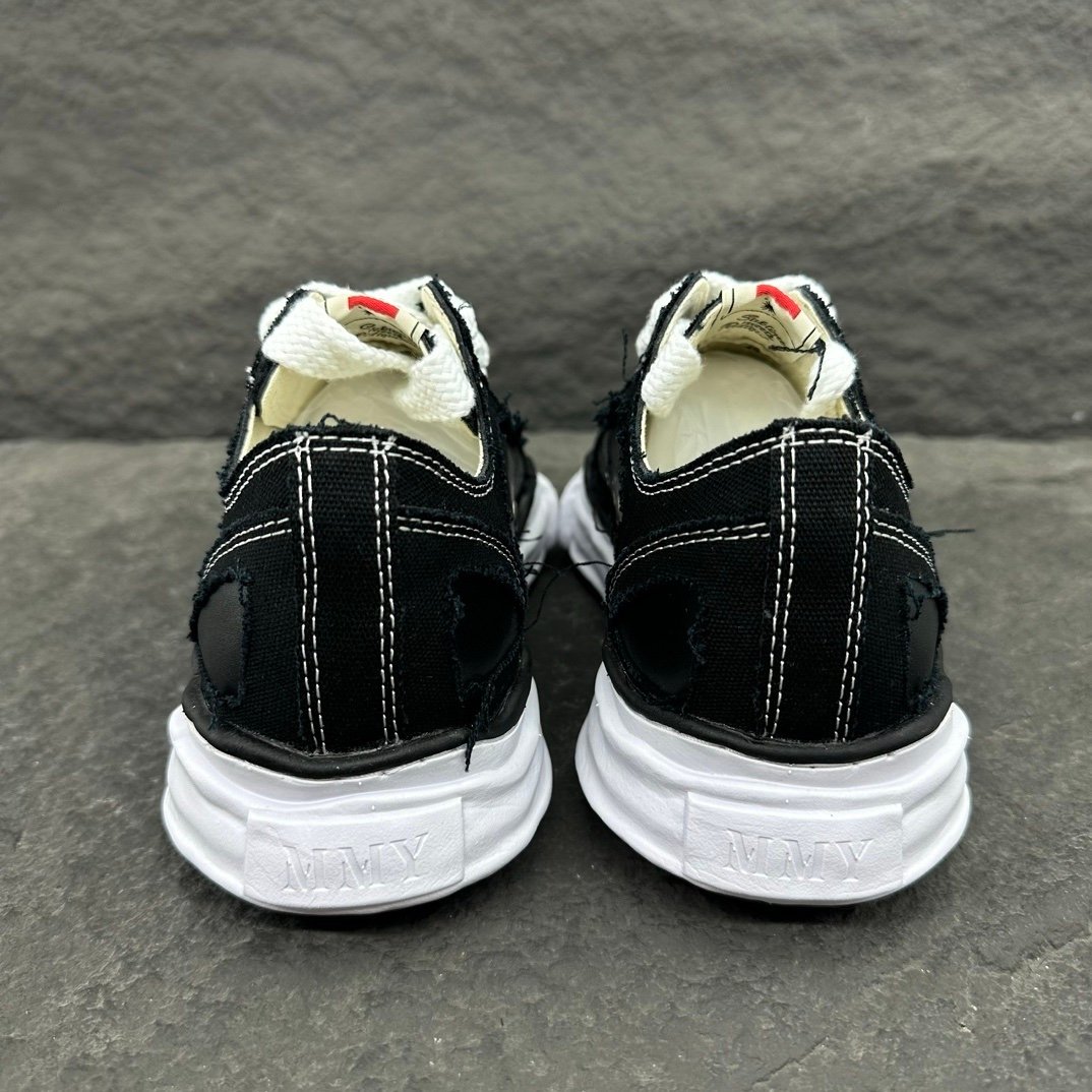 Maison Mihara Yasuhiro Peterson OG Sole Black Leather - Afbeelding 7