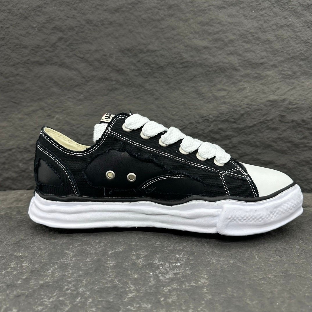 Maison Mihara Yasuhiro Peterson OG Sole Black Leather - Afbeelding 8