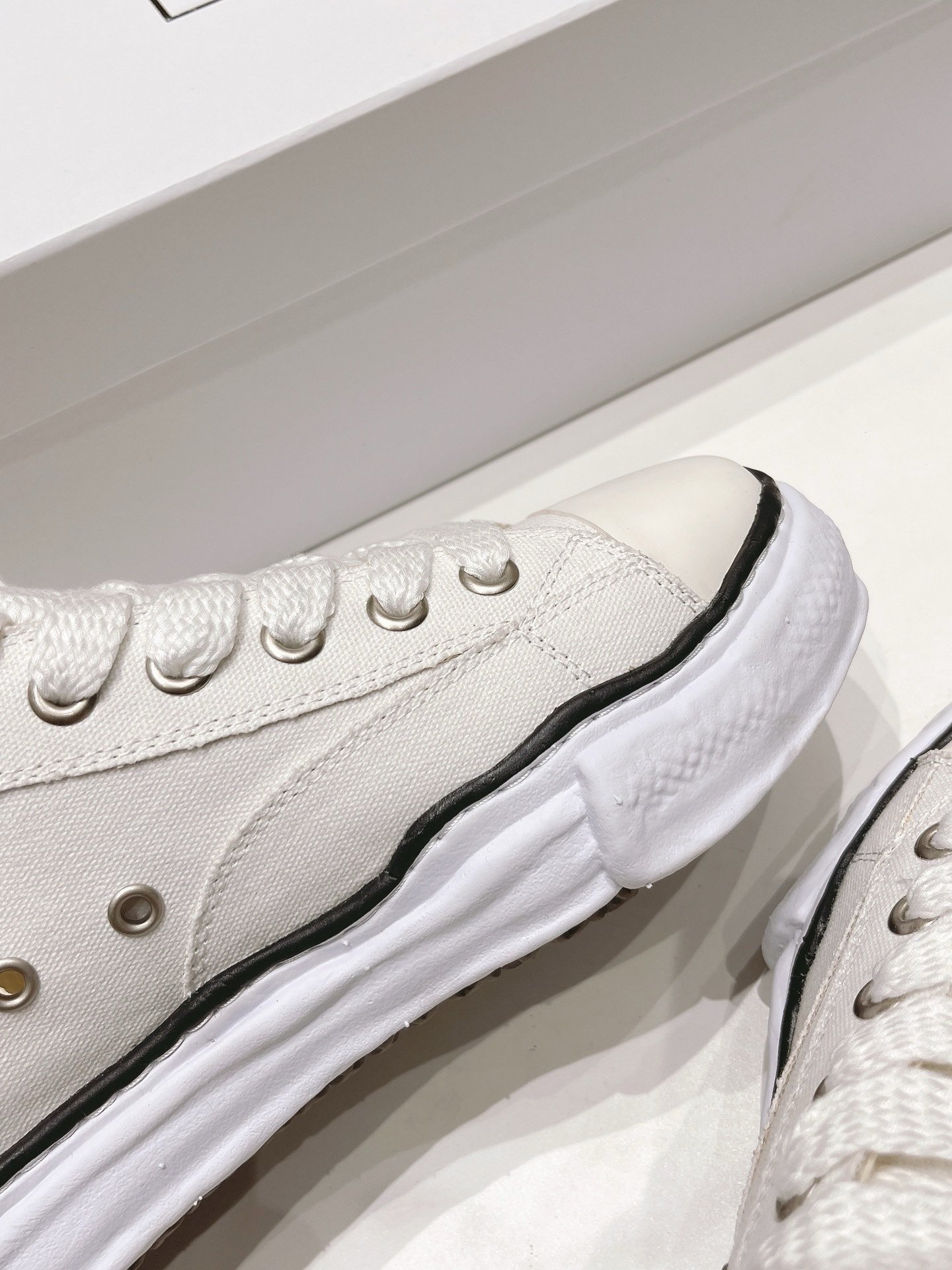 Maison Mihara Yasuhiro Hank OG Sole Canvas White - Afbeelding 9