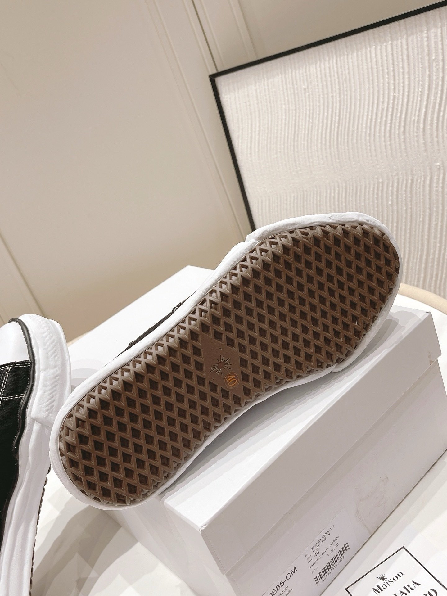 Maison Mihara Yasuhiro Hank OG Sole Canvas Black - Afbeelding 10