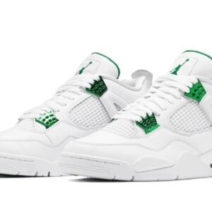 Alternative view of Air Jordan 4 Retro Metallic Green