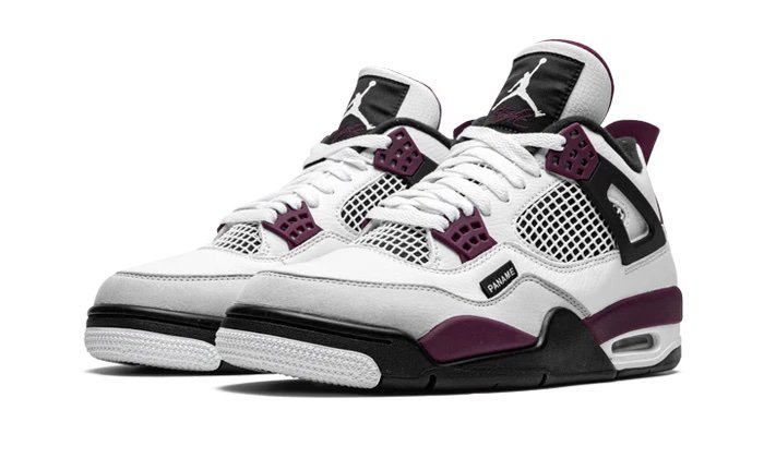 Air Jordan 4 PSG Neutral Grey Bordeaux - Afbeelding 2
