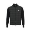 Moncler Padded Up Zip Cardigan Black