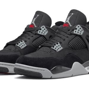 Alternative view of Nike Air Jordan 4 Retro SE Black Canvas