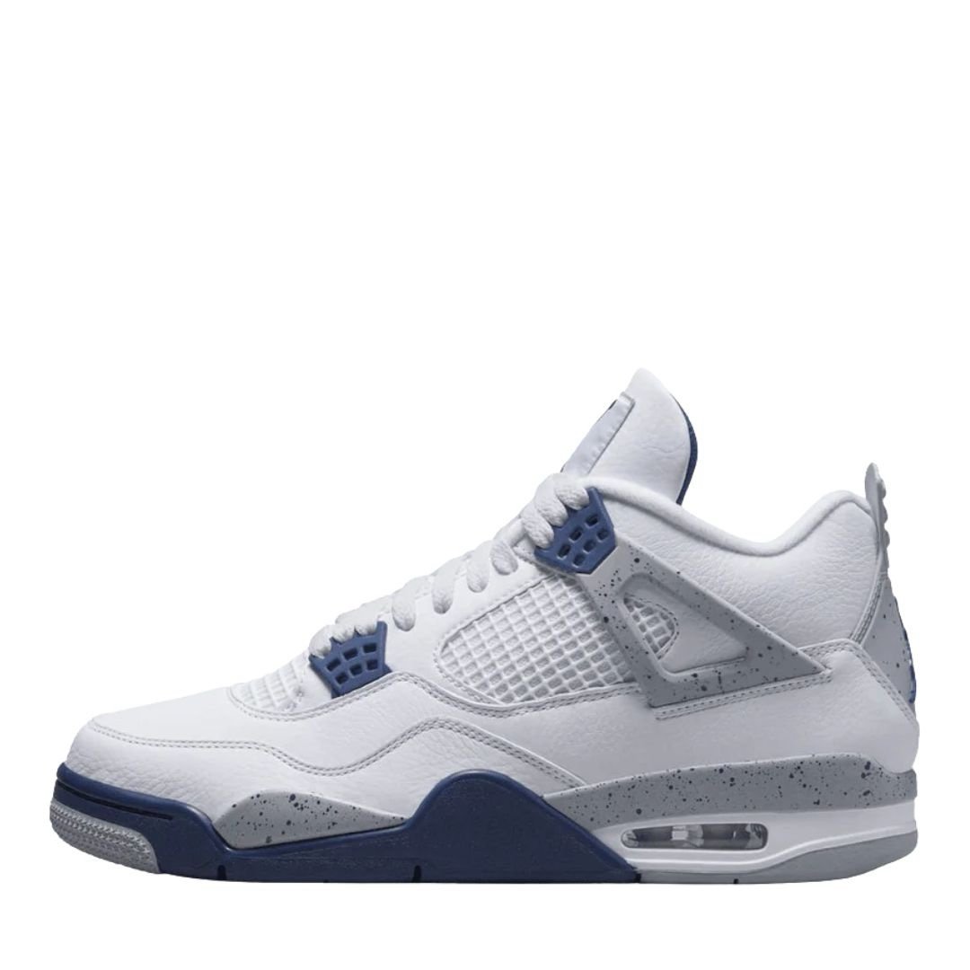 Nike Air Jordan 4 Retro White Midnight Navy