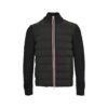 Moncler Tricot Hybrid Zip Cardigan Black