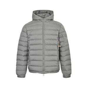 Moncler Galion Padded Jacket In Grey