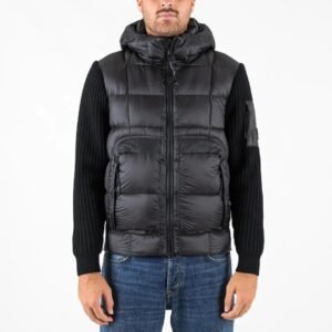 Alternative view of C.P. Company Merino Wool Padded Jacket In Black