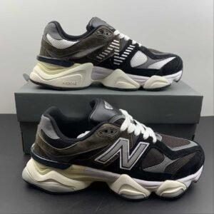 Alternative view of New Balance 9060 Dark Brown