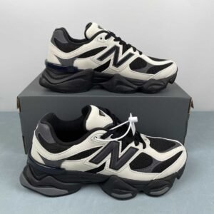 Alternative view of New Balance 9060 Off White Black
