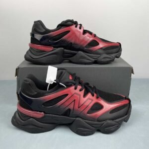 Alternative view of New Balance 9060 Black Red Gradient