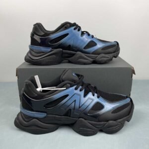 Alternative view of New Balance 9060 Black Blue Gradient