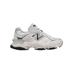 New Balance 9060 White Black Metallic Silver