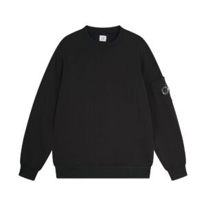 C.P. Company Sweater Basic Fleece In Black
