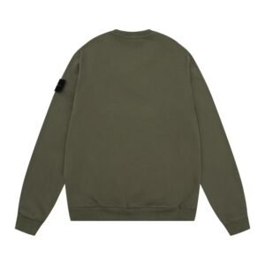 Alternative view of Stone Island Logo Sweater In Dark Green