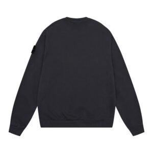 Alternative view of Stone Island Logo Sweater In Dark Grey