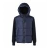 Canada Goose Hybride Grove Knit Hooded Jacket In Navy Blue