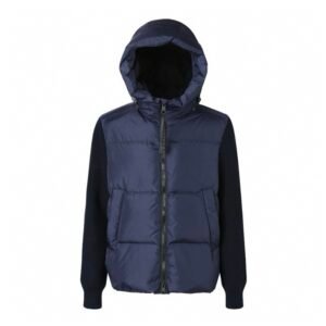 Canada Goose Hybride Grove Knit Hooded Jacket In Navy Blue