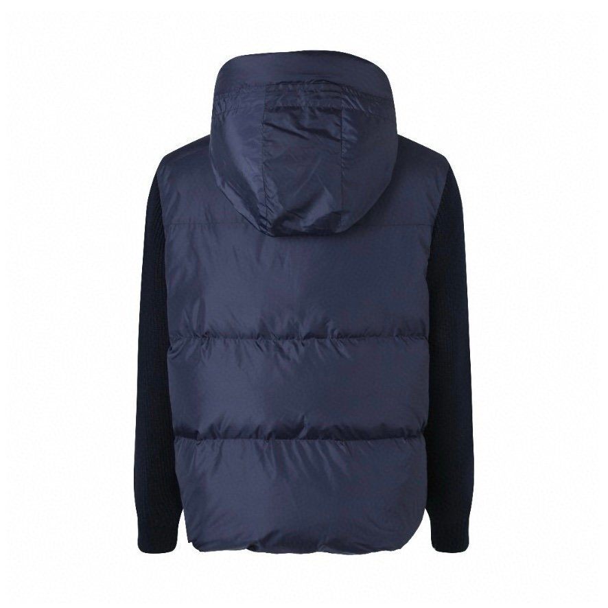 Canada Goose Hybride Grove Knit Hooded Jacket In Navy Blue - Afbeelding 2