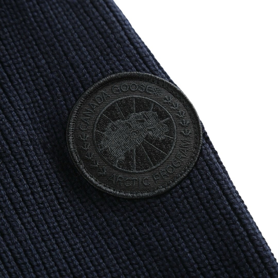Canada Goose Hybride Grove Knit Hooded Jacket In Navy Blue - Afbeelding 10