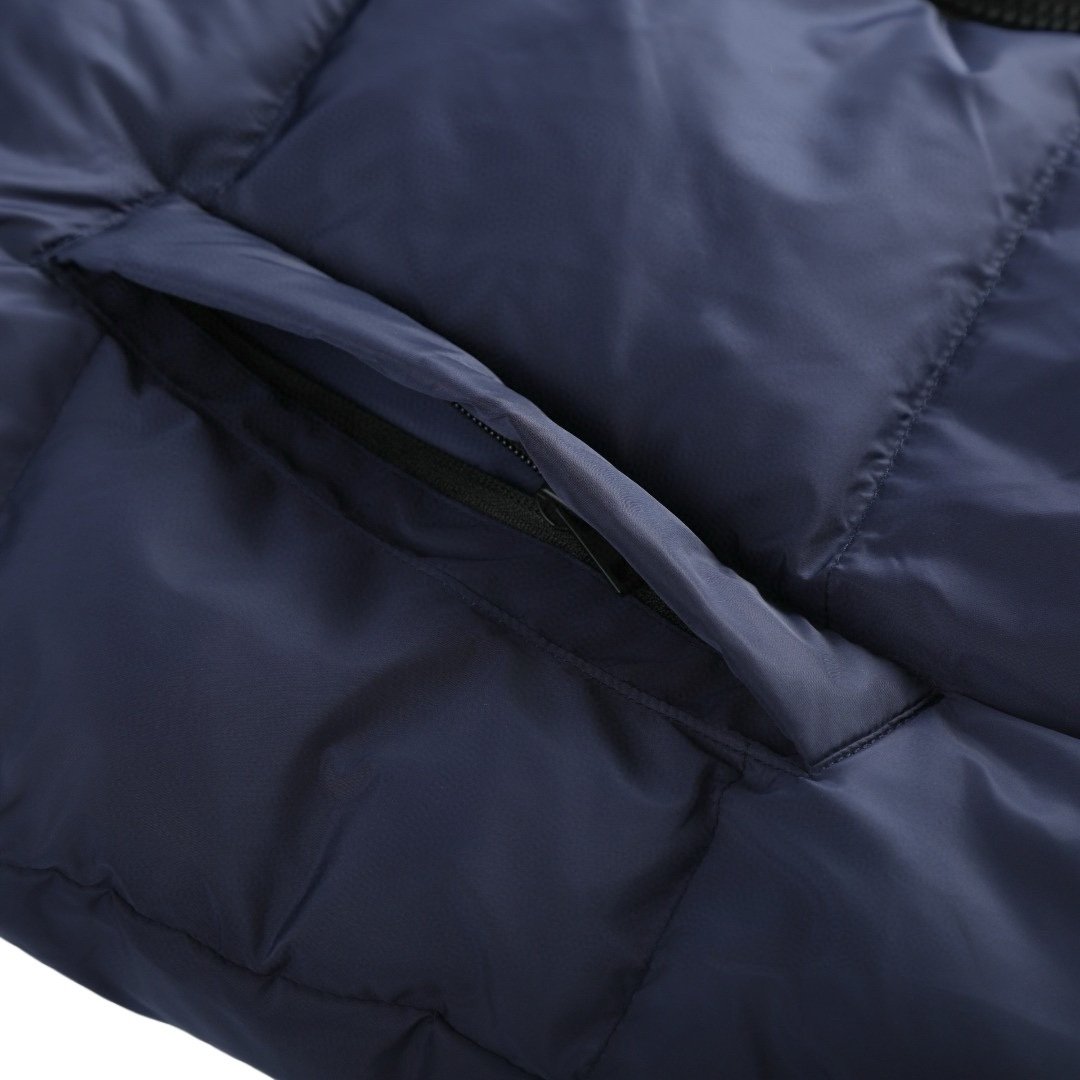 Canada Goose Hybride Grove Knit Hooded Jacket In Navy Blue - Afbeelding 9