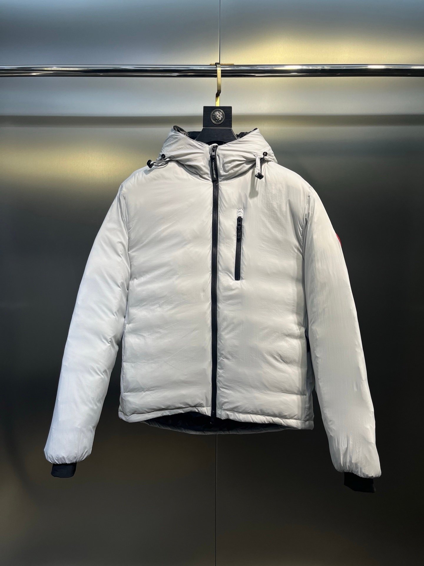 Canada Goose Lodge Hoody Jacket In White - Afbeelding 2