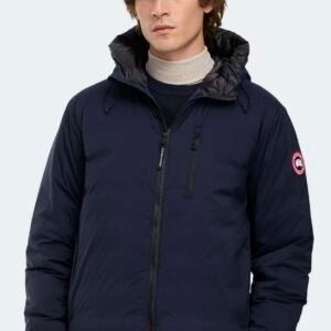 Alternative view of Canada Goose Lodge Hoody Jacket In Navy Blue