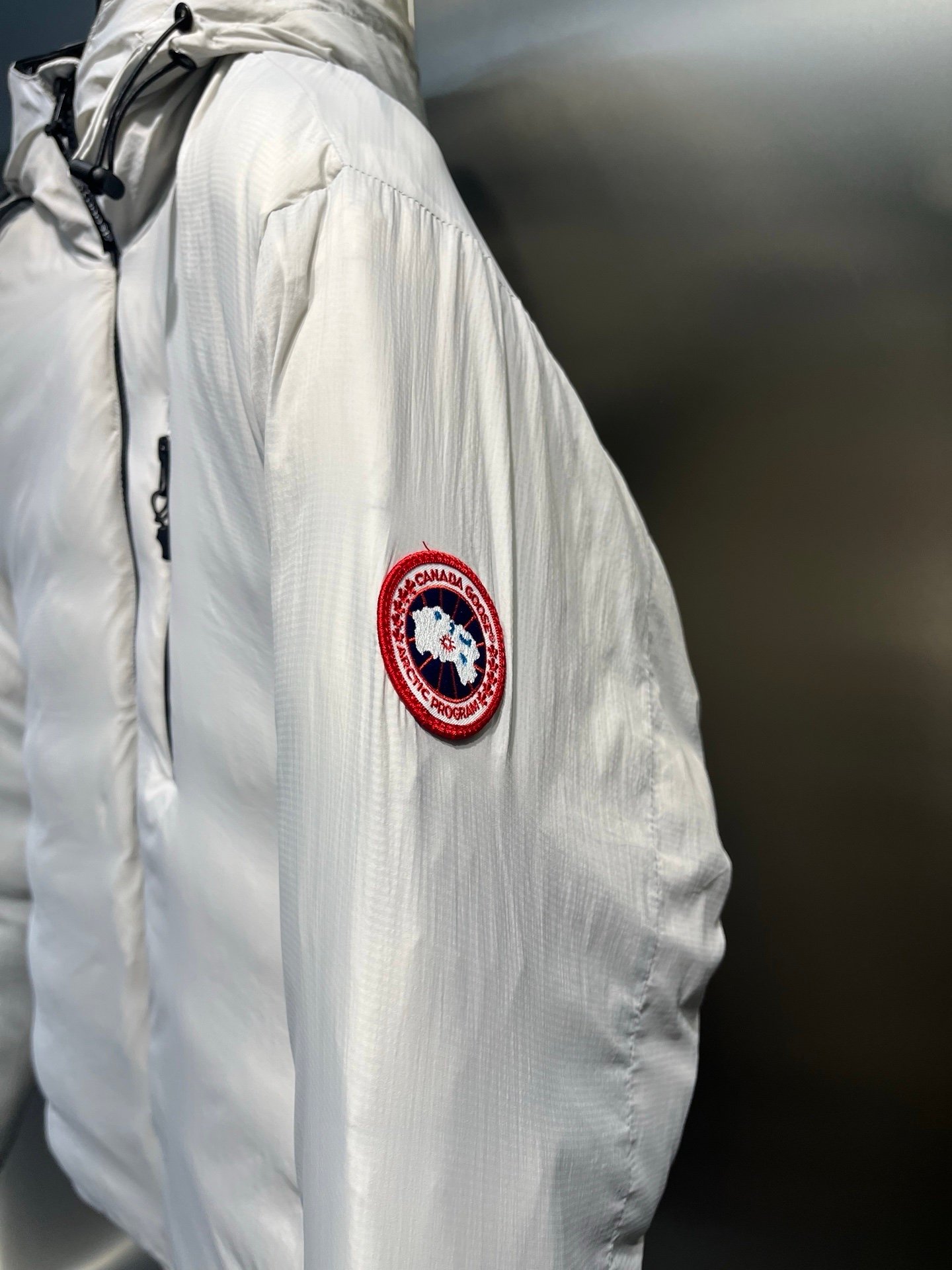 Canada Goose Lodge Hoody Jacket In White - Afbeelding 5