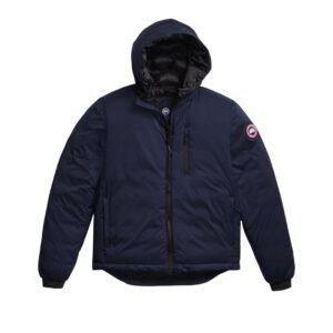 Canada Goose Lodge Hoody Jacket In Navy Blue