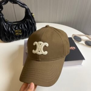 Alternative view of Celine Brown Baseball Cap Triomphe