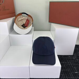 Alternative view of Loro Piana Baseball Cap In Navy Blue