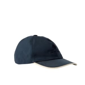 Loro Piana Baseball Cap In Navy Blue