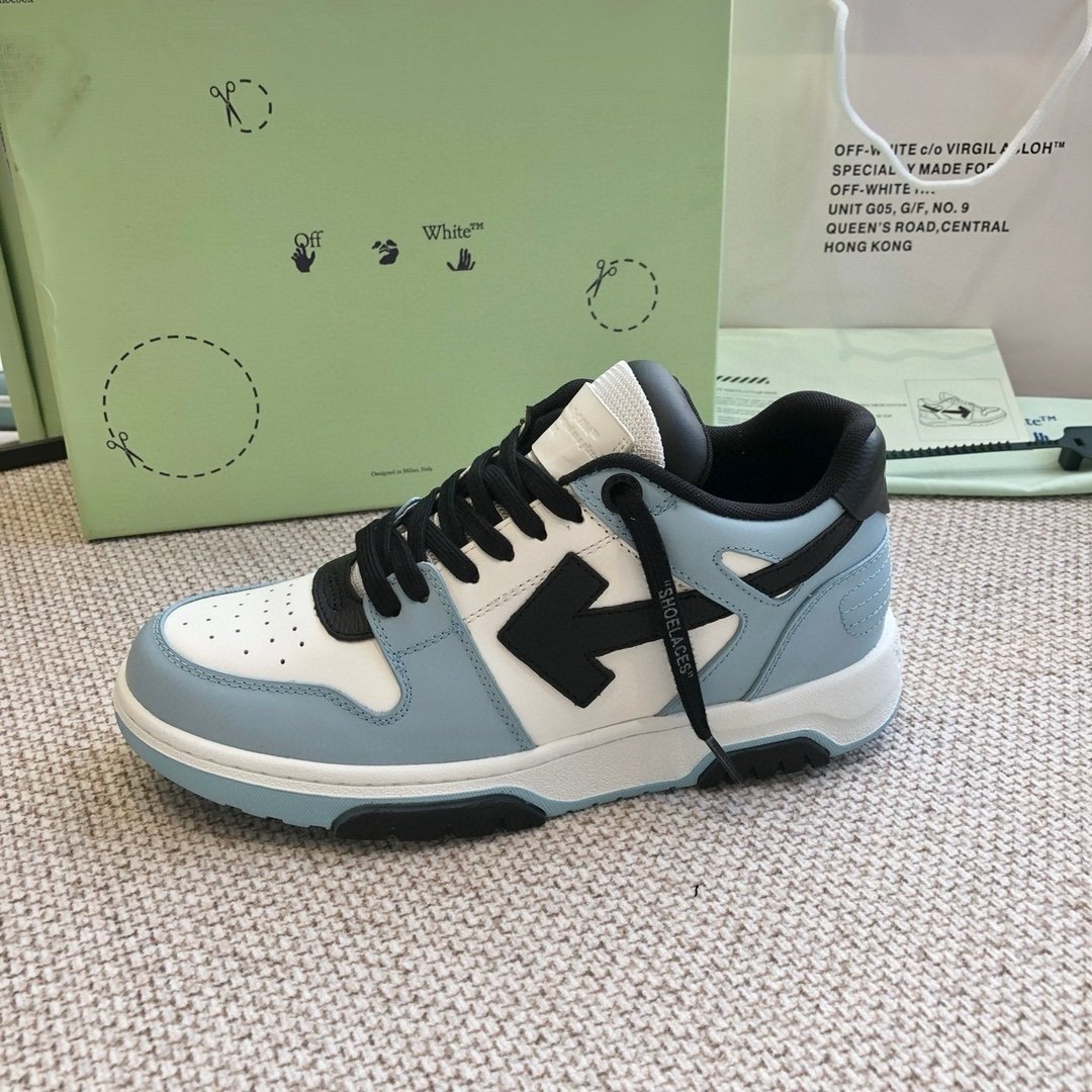 Off-White Out Of Office Low Top Blue/Black White - Afbeelding 2