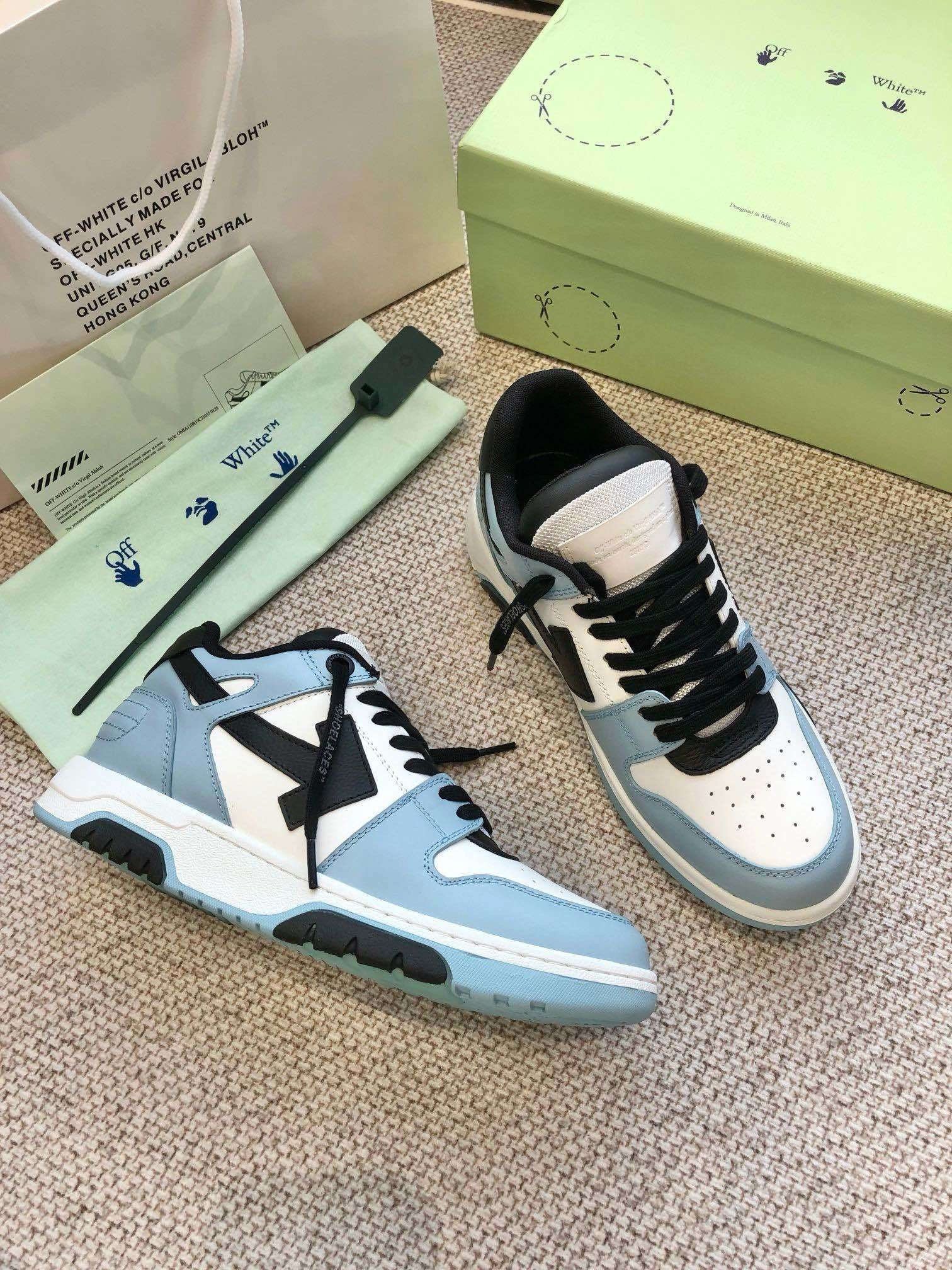 Off-White Out Of Office Low Top Blue/Black White - Afbeelding 9