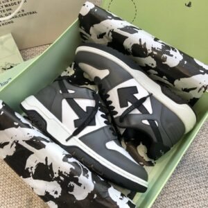 Alternative view of Off-White Out Of Office Low Top Dark Grey/Black and White