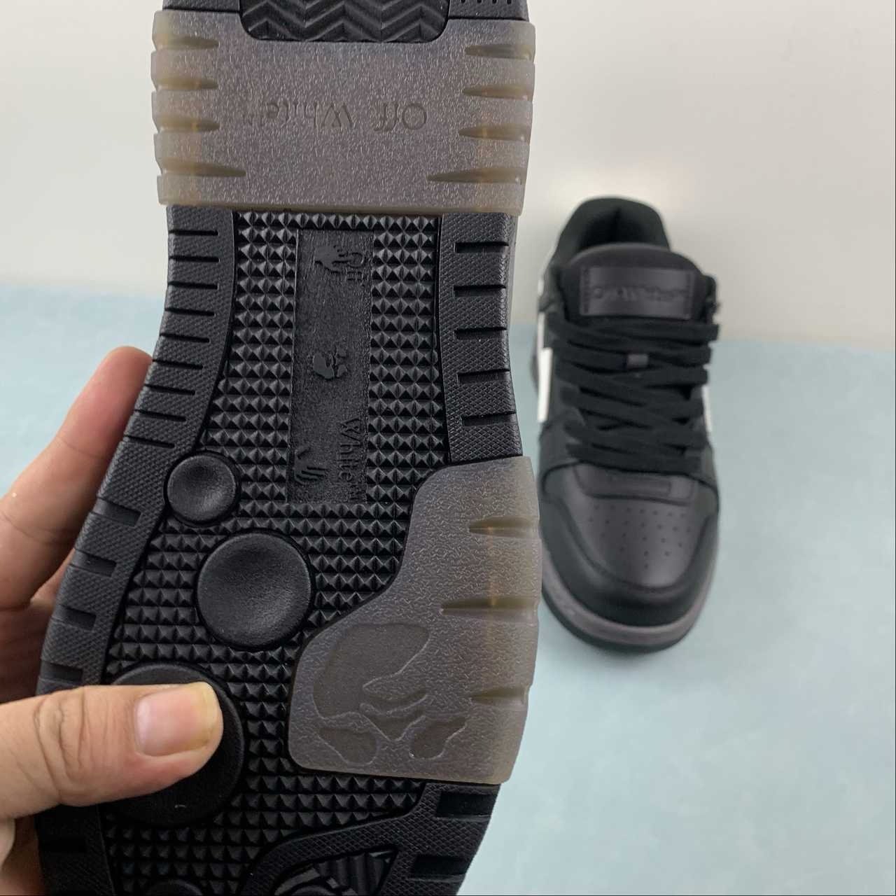 Off-White Out Of Office Low Top Black On Black White - Afbeelding 13