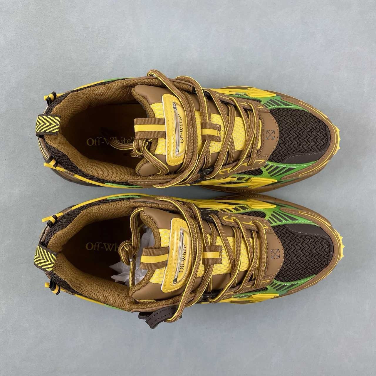 Off-White Be Right Back Brown Yellow - Afbeelding 7