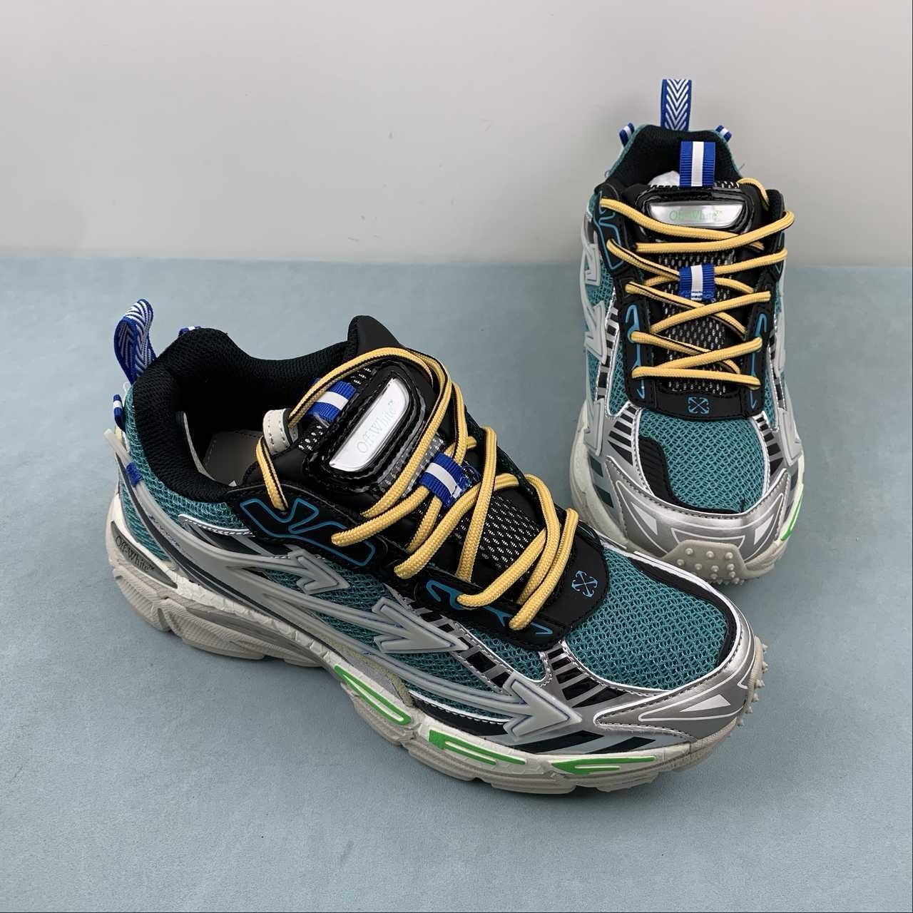 Off-White Be Right Back Blue Green Grey - Afbeelding 5